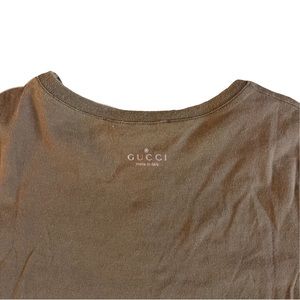 Brown Gucci t shirt
